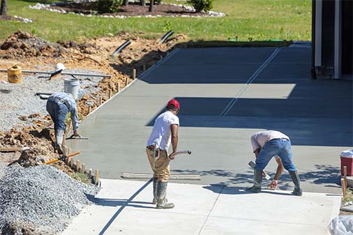 Concrete Driveway Construction